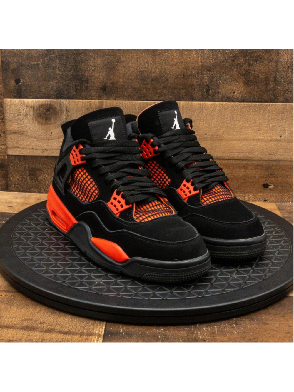 Jordan Air Jordan 4 Retro Red Thunder Black/Red CT8527-016 Men's 9 Sneakers - Picture 3 of 9